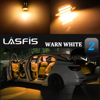 LASFIS Canbus Žiadne Chybové Pre VW Volkswagen Touran 1T1 1T2 1T3 2003-Auto Interiérové LED Mapu Dome batožinového priestoru Zrkadlo na líčenie Svetlo