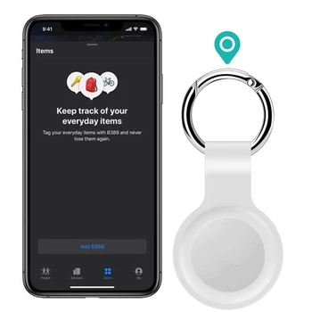 Pre Apple Airtags Ochranné Prípade Vysoko kvalitné Kožené puzdro Pre Apple Locator Tracker Anti stratené Zariadenie Keychain Chrániť Rukáv