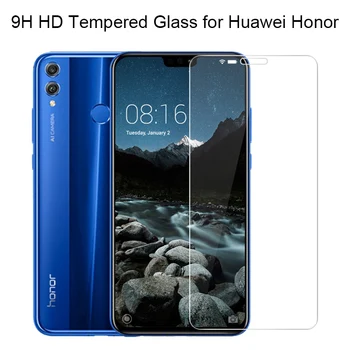 1/2 ks! Ochranné Sklo Huawei Honor 8X Tvrdeného Skla pre Česť 5C 4C 3C 9H HD Screen Protector pre Česť 7X 6X 6C 5X 4X 3X