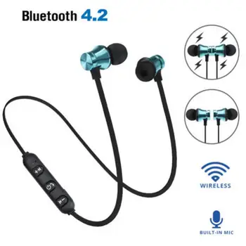 Nové Bezdrôtové Bluetooth 4.2 Slúchadlá Šport Magnetické Stereo Slúchadlo