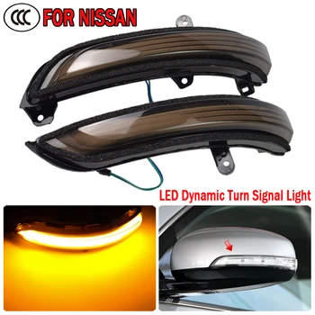 Dynamické LED Blinker Bočné Zrkadlo Značku Zase Signálneho Svetla Lampy, Nissan Maxima na obdobie 2008-2013 Austrália a Nový Zéland