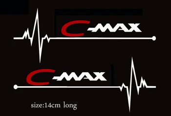 2 ks Auto Spätné Zrkadlo Nálepka Pre Ford Cmax C-MAX