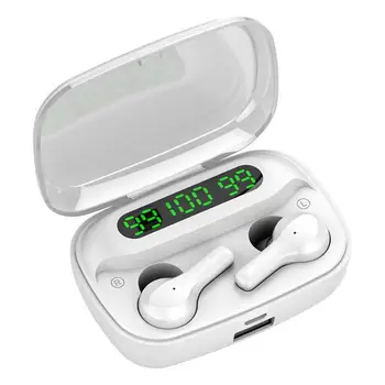 2000mAh Bluetooth-kompatibilné Slúchadlá Bezdrôtové Vodotesné Slúchadlá, LED TWS S Mikrofónom Slúchadlá Hluku Zrušiť Headset