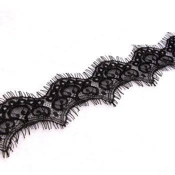 5.5*300 cm široký Black/white Rias Čipky Ručné DIY bielizeň Rias čipky textílie Šitie Dekorácie, Doplnky