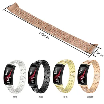 Módne Luxusné Watchbands Muži Ženy Pre Samsung Výstroj Fit 2/ Fit 2Pro Bar vŕtať Náramok Smart Hodinky Kapela Popruh Populárne Darčeky