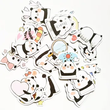 40pcs/taška Karikatúra Roztomilý Krásne Baby Panda Nálepka na Batožinu Skateboard Telefón, Notebook Gitara Eason Nálepky DIY Scrapbooking