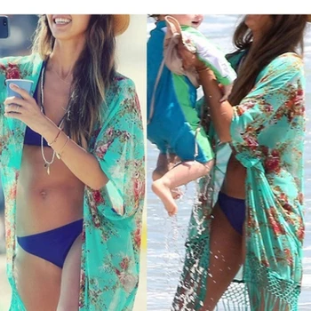 2021 Lete Ženy Móda Pláži Zakryť Dámske Sexy Plavky, Plavky Kryt Ups Cape Kaftan Kimono Knits Pláž Nosiť Tričko
