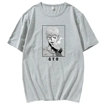 Harajuku GTO Veľký Učiteľ T Shirt Bežné Unisex Krátke Sleeve T-shirt Japonskom Anime Módne Tričko Muž Nadrozmerné Hip Hop Topy