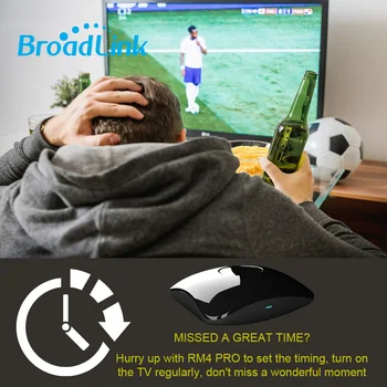 BroadLink RM 4PRO Smart home Automation infračervené diaľkové ovládanie，Pripojenie WIFI, Aleax hlasové ovládanie, kompatibilné s domovská stránka Google
