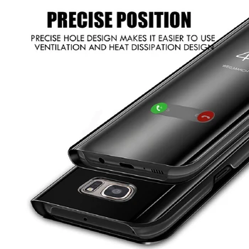Smart Mirror Flip Telefón puzdro Pre Samsung Galaxy S21 Plus S20 Fe Poznámka 20 Ultra S10 Lite A12 A32 A42 A52 A72 2020 5G A02S Kryt