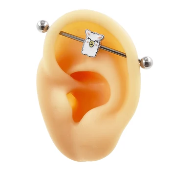 JHJT 14G/1,6 mm Chrupavky Činku Nechtov Chirurgickej 316L Nerezovej Ocele Chrupavky Ear Piercing Šperkov