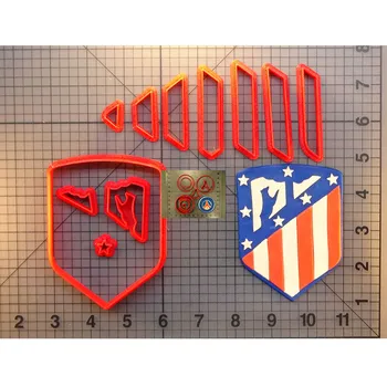 Tímové Športy Futbal Futbal Chlapec Narodeniny Fondant Ozdobenú Tortu Cookie Cutter pre potravinársky 3D Vytlačené na Zákazku