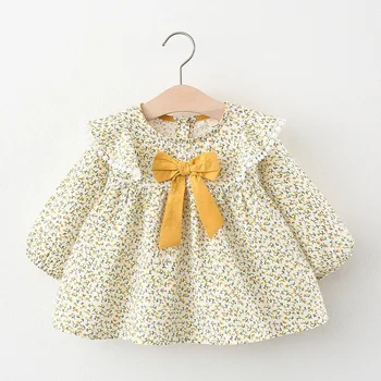 2021 Lete Nové Deti Oblečenie Dievčatá Oblečenie Lolita Kvetinový Kórejský Bežné Šaty Elegantné Detí Šaty Princezná Z Rozprávky Sundress
