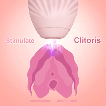 G-Spot Sania Vibrátor Bradavky Bulík Klitorálny Stimulátor Orálny Sex Mačička Olizovanie Vibrátor pre Dospelých Pár Sexuálne Hračky pre Ženy