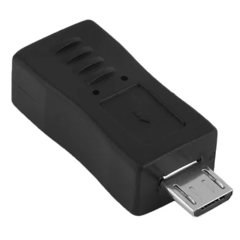 Univerzálny Mini USB Female to Male Micro USB Konektor, Adaptér Konvertor