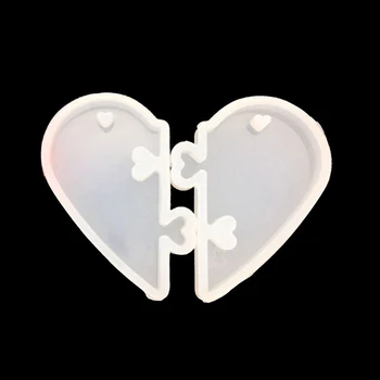 1pcs UV Živice Krásne Šperky Kvapalné Silikónové Formy Láska Srdce Živice Prívesok Charms Formy Pre DIY Vyzdobiť, Takže Šperky