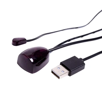 Pre Audio TV Set-Top Box USB IR (Infračervené Diaľkové Ovládanie Prijímača Prepravca Extender Repeater Vysielač USB Adaptér