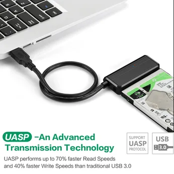 Najnovšie USB3.0 Jednoduché Disk Sata Kábel USB3.0 SATA Kábel Adaptéra 2.5/3.5 Palcový Pevný Disk, Dátové Káble, Sata Do Usb 3.0, Sata, Usb