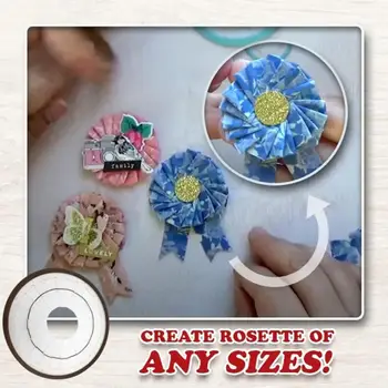 DIY Rozetu Maker Páse s nástrojmi Ručné Flower Decor, Nástroj Jednoduché Rozetu Maker Domov a Záhrada Umenia,Remesiel & Šitie Dovolenku Dary