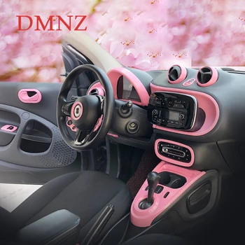 Ružová Roztomilé Dievčatá Auto interiérové Doplnky Pre Mercedes, Smart 453 Fortwo ForFour Auto Styling dekorácie Úprava Príslušenstvo