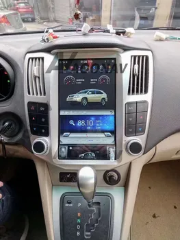 12.4 Palcový Tesla Štýl Android 9.0 PX6 Auto Multimediálny Prehrávač Pre Lexus RX RX300 RX330 RX350 RX400H 2004-2007 GPS Navi Rádio Stereo