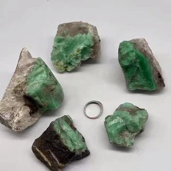 Prírodný Zelený Smaragd Minerálne Gem-stupeň Crystal Vzoriek Kamene a Kryštály Kremeňa Crystalsbox