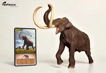 NA SKLADE Eofauna 1:40 Rozsahu Stepi Mamut Obrázok Prehistorických Zvierat Model Hračka Mammuthus Zberateľ Slon Darček