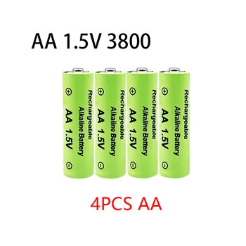 1-20pcs 1,5 V AA batérie 3800mAh Nabíjateľné batérie NI-MH 1,5 V AA batéria pre Hodiny myší, počítačov, hračiek, takže na+doprava zadarmo