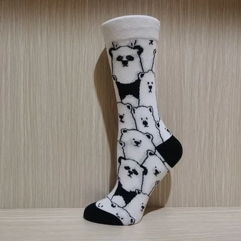 Japonsko Harajuku štýl žena ponožky roztomilý kreslený panda ponožky módne a zábavné kawaii zvierat žena ponožky