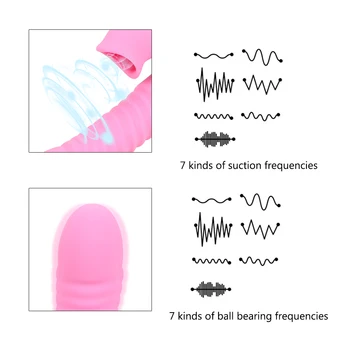IKOKY Dildo Vibrátor Kúrenie Teleskopická Rotujúce Klitorálny Stimulátor G-Spot 7 Rýchlosť Jazyk Lízanie Vibrátory Sexuálne Hračky pre Ženy