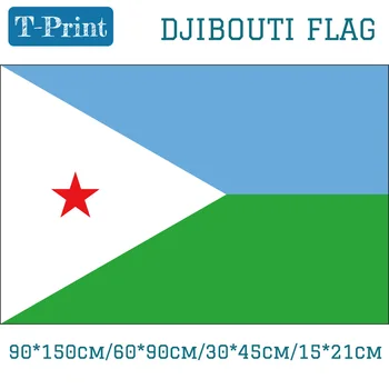 Džibuti Národnej Vlajky 30*45 Auto Vlajkou 15*21 cm 90*150 cm 60*90 cm 3x5ft Plavia pod Vlajkou