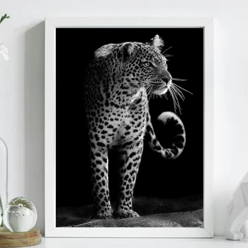 5D DIY Diamond Maľovanie Čierna Biela Zvierat Lev, Slon, Tiger Plný Vrták Výšivky Mozaikové Umenie Obrázok Crystal Home Decor Darček