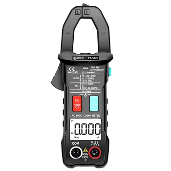 ZT-5BQ Tester Meter Kapacita Meter Bezdrôtové Bluetooth-kompatibilné 6000 Počíta NCV Tester Digitálne Svorka Meter Multimeter