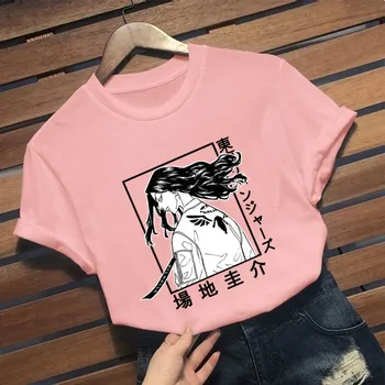 Ženy Tričko Tokio Revengers Keisuke Baji T Shirt Anime Hip Hop Krátke Rukáv Tričko, unisex Oblečenie