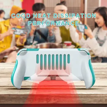 TPU Pevného Späť na Bývanie Chránič Rukoväť Kryt Rukoväti Shell Pre Nintendo Prepínač NS Lite Mini Radosť-Con Radič Silikónové puzdro