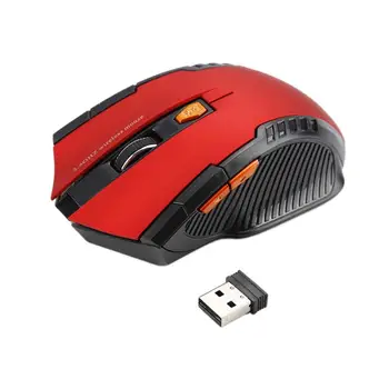2.4 G Wireless Mouse USB, Gaming Laser 6 Tlačidiel Myši Batérie Powered Myší S USB Prijímač Pre Notebook Notebook PC Desktop
