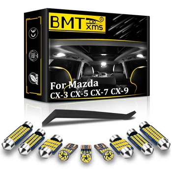 BMTxms Canbus Vozidla Interiérové LED Dome Mapu Osvetlenia špz Ľahké Príslušenstvo Pre Mazda CX-3 CX-5 CX-7 A CX-9 CX3 CX5 CX7 CX9