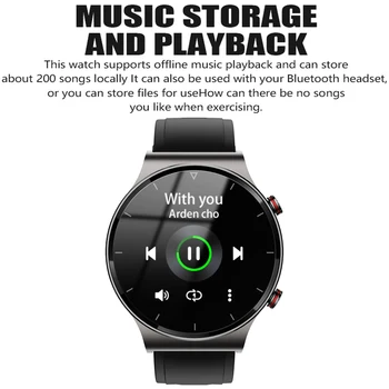 GEJIAN Luxusné Oceľové Pásmo Smart Hodinky Mužov Pre Android ios Telefón Bluetooth Hovor Nepremokavé Hudby Fitness Tracker smartwatch Ženy