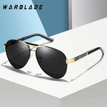 WarBLade Hot Predaj Pánske Polarizované Slnečné Okuliare Pre Športové Outdoorové Jazdy Slnečné Okuliare Mužov Pilot Kovovým Rámom Slnečné Okuliare Gafas De