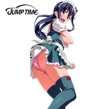JumpTime 13 cm x 5.7 cm Maken-Ki! Japonské Anime Krásne Slúžka Dievča Amaya Haruko Shinatsu Azuki Creative Auto Nálepky Príslušenstvo