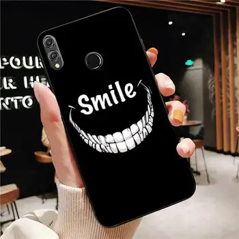FHNBLJ roztomilý úsmev horor úsmev Telefón puzdro Na Huawei Honor 8X 8A 9 10 20 Lite 30Pro 7C 7A 10i 20i