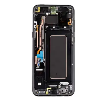 Pôvodné S8+ S rámom miestečko lcd SAMSUNG Galaxy S8 Plus G955 G955F G955D G955FD LCD + Dotyk Obrazovky Digitalizátorom. Montáž