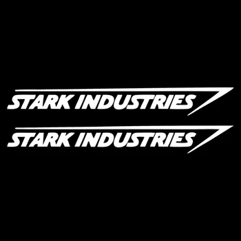 2 ks Stark Industries Auta, Šport Racing Telo Pruhy Nálepky Vinylové Nálepky Auto Exteriérové Dekorácie Jednoduché Použitie