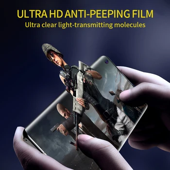 EAOR HD Úplné Pokrytie Anti-Peeping Hydrogel Film Soft Anti-Spy Screen Protector Samsung Galaxy S20 S21 Plus Note20 Ultra S20FE