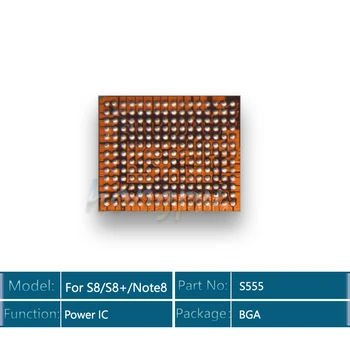 5 ks/veľa S555 pre S8 G950F S8+ G955F Hlavné Napájanie PM IC Power management chip