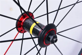 Ultralight 2018 Hot predaj 700 C 30 mm uhlíka hub zliatiny V brzdy kolies BMX bicykel cestnej hliníkové koleso wh