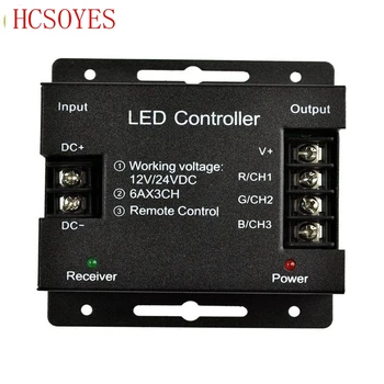 1pcs 12-24V 18A Dotykový Panel RGB LED Controller
