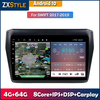 Android 10 Auto Stereo Inteligentný Systém Na Suzuki Swift 2017 2018 2019 DVD Multimediálny Prehrávač, GPS Navigáciu, Rádio