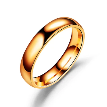 Nový Jednoduchý Nehrdzavejúcej ocele pár prstene pre mužov a ženy na spoločenské a svadobné milovníka krúžky módne šperky Príslušenstvo