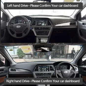 Pre Hyundai Sonata LF-2019 Panel Kryt Kožené Mat Pad Protislnečnú Ochranu panel Svetlo-dôkaz pad Auto Príslušenstvo Koberec